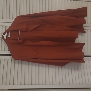 Cato Burnt orange button up shirt size 18/20W